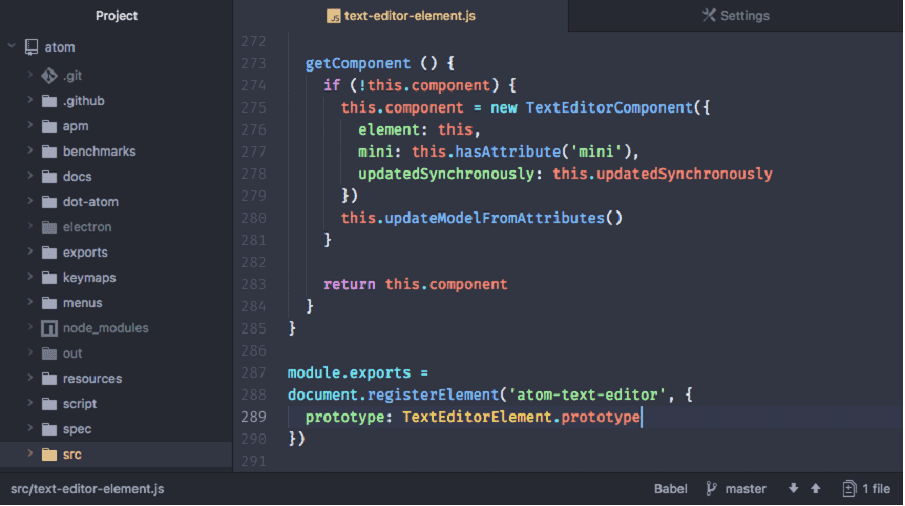 Atom - Best open source IDE/text editor